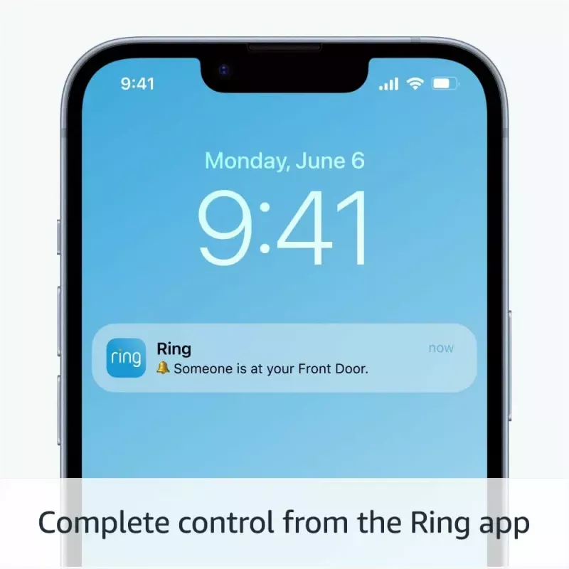 Amazon Ring Battery Video Doorbell Pro B0B2BNM4PV älykäs videoovikello, Wi-Fi, HD+-video, yönäkö, kaksisuuntainen ääni