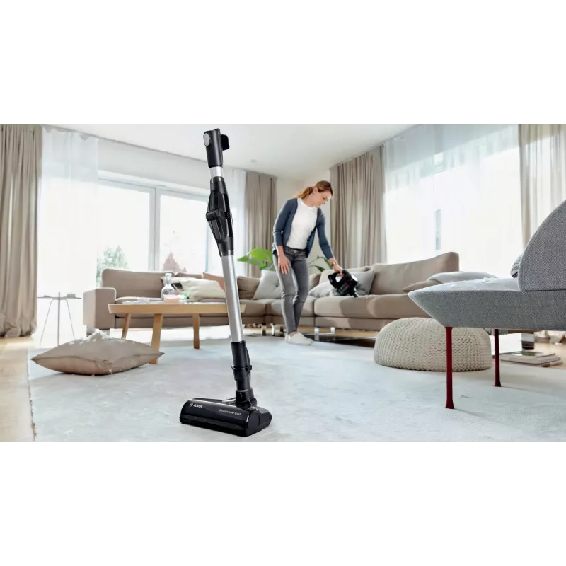 Bosch BCS712XXL varsi-imuri/sähköharja akku kuiva pussiton 0,3 L musta 3 Ah