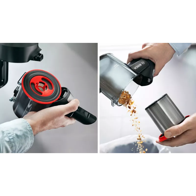 Bosch BCS712XXL varsi-imuri/sähköharja akku kuiva pussiton 0,3 L musta 3 Ah
