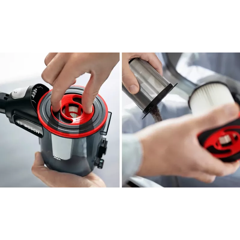 Bosch BCS712XXL varsi-imuri/sähköharja akku kuiva pussiton 0,3 L musta 3 Ah