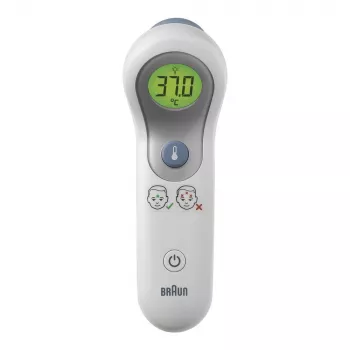 Braun BNT300WE digitaalinen kuumemittari kaukoanturimittari valkoinen otsa painikkeet