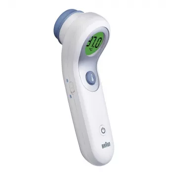 Braun BNT300WE digitaalinen kuumemittari kaukoanturimittari valkoinen otsa painikkeet