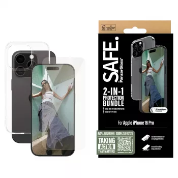 PanzerGlass SAFE. by 2-in-1-suojapaketti iPhone '24 6.3 tuuman Pro