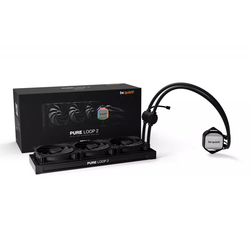 be quiet! Pure Loop 2 | 360 mm prosessorin All-in-One-nestekühler 12 cm musta 1 kpl