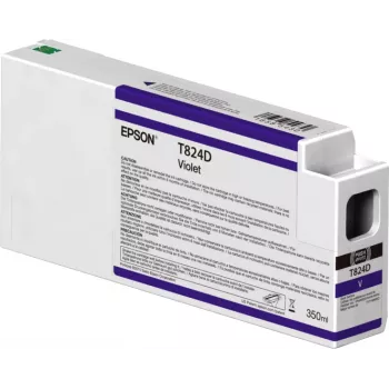 Epson yksittäispakkaus violetti T824D00 UltraChrome HDX 350 ml, violetti, pigmenttimuste, 350 ml, 1 kpl