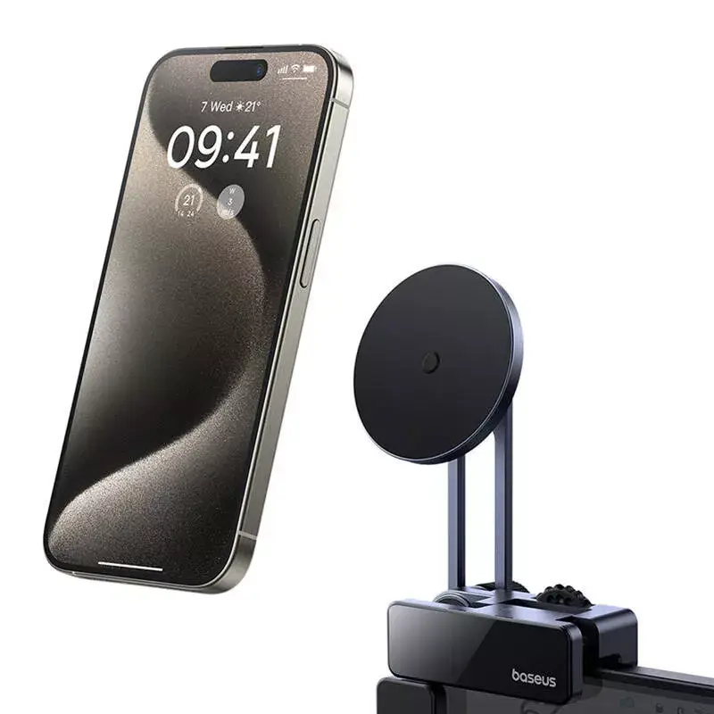 Magneettinen autonäytön pidike Baseus MaxView harmaa älypuhelimen ja tabletin kiinnitykseen auton näyttöön