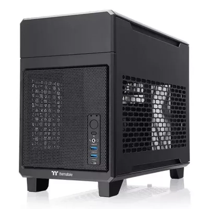 PC-kotelo Thermaltake TR100 Mini Tower musta