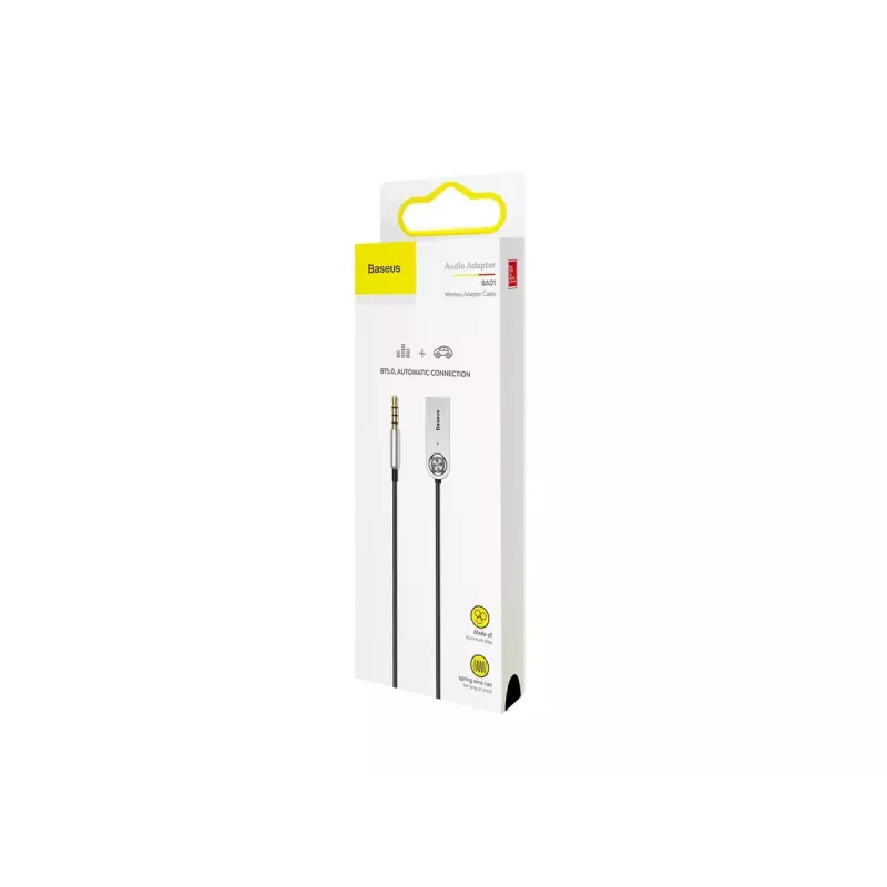 Audiokaapeli Baseus CABA01-01 0,5 m 3,5 mm USB Type-A musta