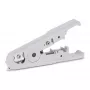 StarTech.com verkkokaapelin kuorinta- ja katkaisutyökalu, ammattimainen kuorintatyökalu UTP/FTP/STP/koaksiaalikaapeleille, pyörivä kuorinta- ja leikkaustyökalu