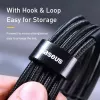 Baseus Cafule USB-kaapeli USB 2.0 2 m USB-C musta