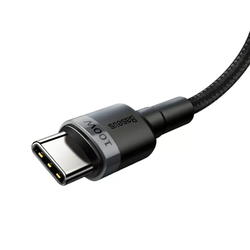 Baseus Cafule USB-kaapeli USB 2.0 2 m USB-C musta