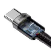 Baseus Cafule USB-kaapeli USB 2.0 2 m USB-C musta