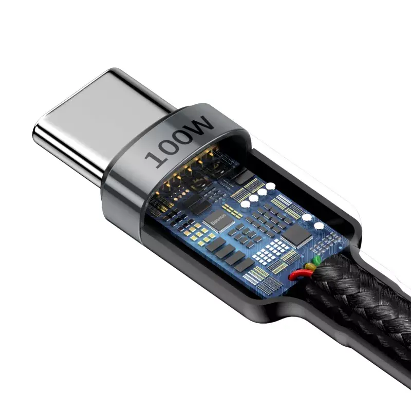 Baseus Cafule USB-kaapeli USB 2.0 2 m USB-C musta