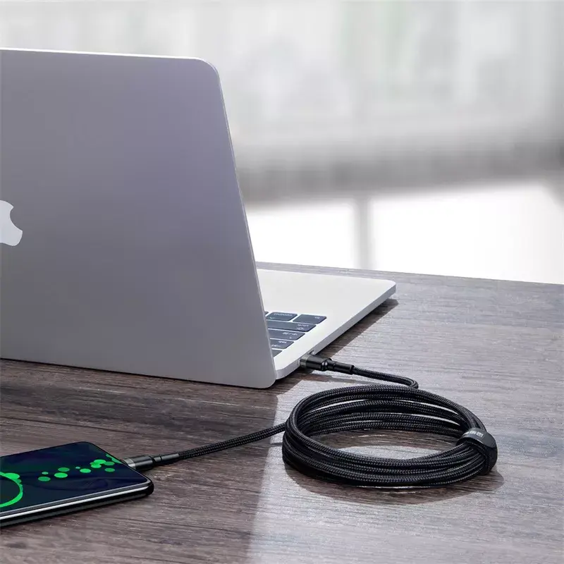 Baseus Cafule USB-kaapeli USB 2.0 2 m USB-C musta