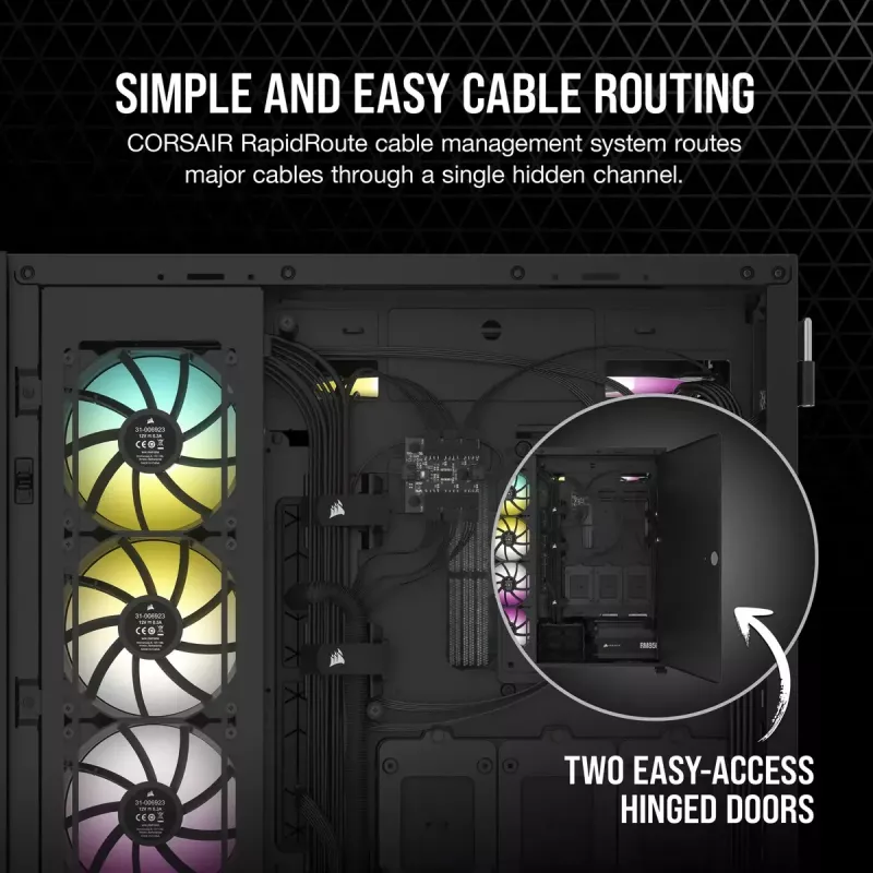 PC-kotelo Corsair 7000D Airflow Full Tower musta