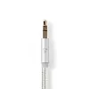 Nedis CCTB39940AL10 Lightning-kaapeli 1m alumiini 3,5 mm liitäntä