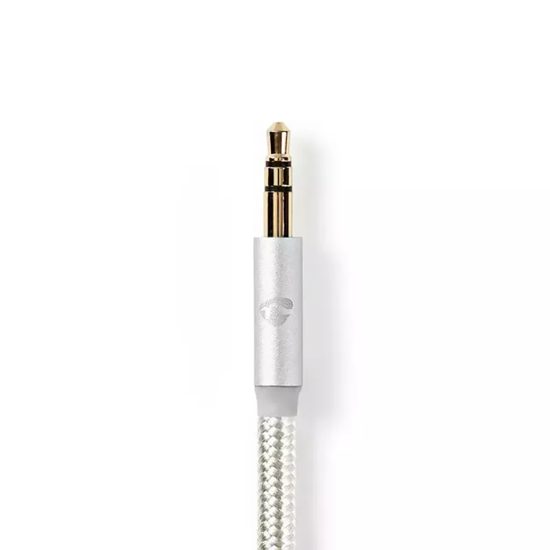 Nedis CCTB39940AL10 Lightning-kaapeli 1m alumiini 3,5 mm liitäntä
