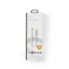 Nedis CCTB39940AL10 Lightning-kaapeli 1m alumiini 3,5 mm liitäntä