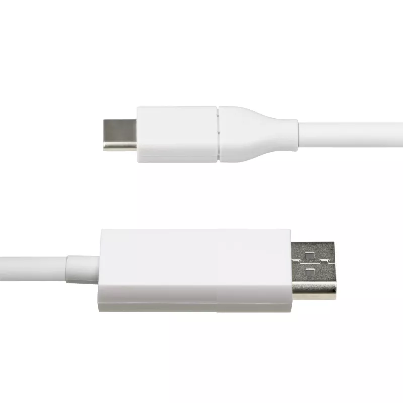 StarTech.com 6ft (2m) USB-C - DisplayPort 1.2 -kaapeli, kaksisuuntainen, 4K 60Hz, valkoinen, videosovitinkaapeli Apple MacBook Pro / Air M1 M2 M3 M4, Mac Mini / Studio, Thunderbolt-yhteensopiva