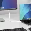 StarTech.com 6ft (2m) USB-C - DisplayPort 1.2 -kaapeli, kaksisuuntainen, 4K 60Hz, valkoinen, videosovitinkaapeli Apple MacBook Pro / Air M1 M2 M3 M4, Mac Mini / Studio, Thunderbolt-yhteensopiva