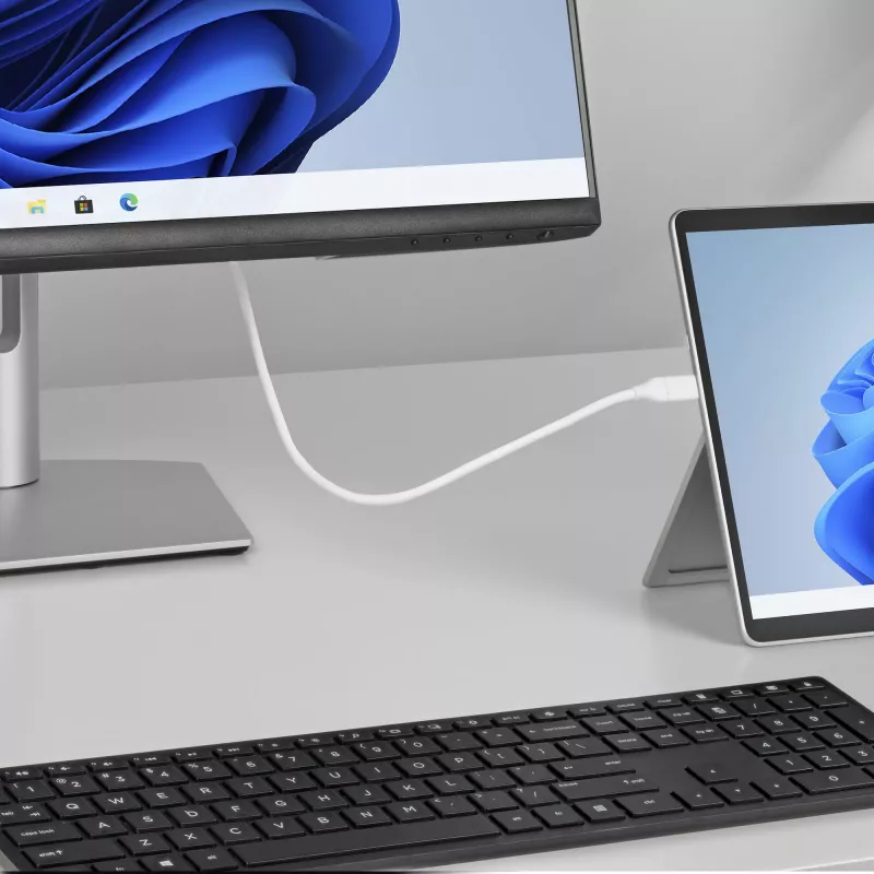 StarTech.com 6ft (2m) USB-C - DisplayPort 1.2 -kaapeli, kaksisuuntainen, 4K 60Hz, valkoinen, videosovitinkaapeli Apple MacBook Pro / Air M1 M2 M3 M4, Mac Mini / Studio, Thunderbolt-yhteensopiva