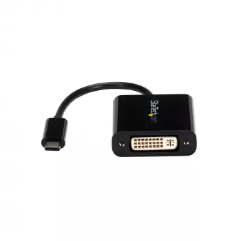 StarTech.com USB-C - DVI -sovitin – musta – 1920x1200 – USB Type-C videomuunnin DVI-D näytöllesi/monitorille/projektorille – päivitetty versio on CDP2DVIEC