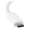 StarTech.com USB-C - DVI -sovitin - valkoinen, 3.2 Gen 2 (3.1 Gen 2), USB Type-C, DVI-lähtö, 1920 x 1200 pikseliä