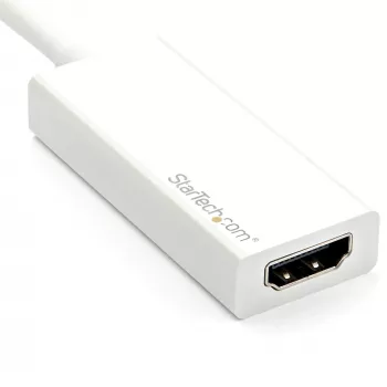 StarTech.com USB-C - HDMI -sovitin - valkoinen - 4K 60Hz, USB Type-C, HDMI-lähtö, 3840 x 2160 pikseliä