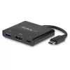 StarTech.com USB-C-moniporttisovitin HDMI:llä – USB 3.0 -portti – 60W PD – musta