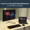 StarTech.com USB-C-moniporttisovitin HDMI:llä – USB-3.0-liitäntä – 60 W PD – valkoinen