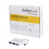 StarTech.com USB-C-moniporttisovitin HDMI:llä – USB-3.0-liitäntä – 60 W PD – valkoinen