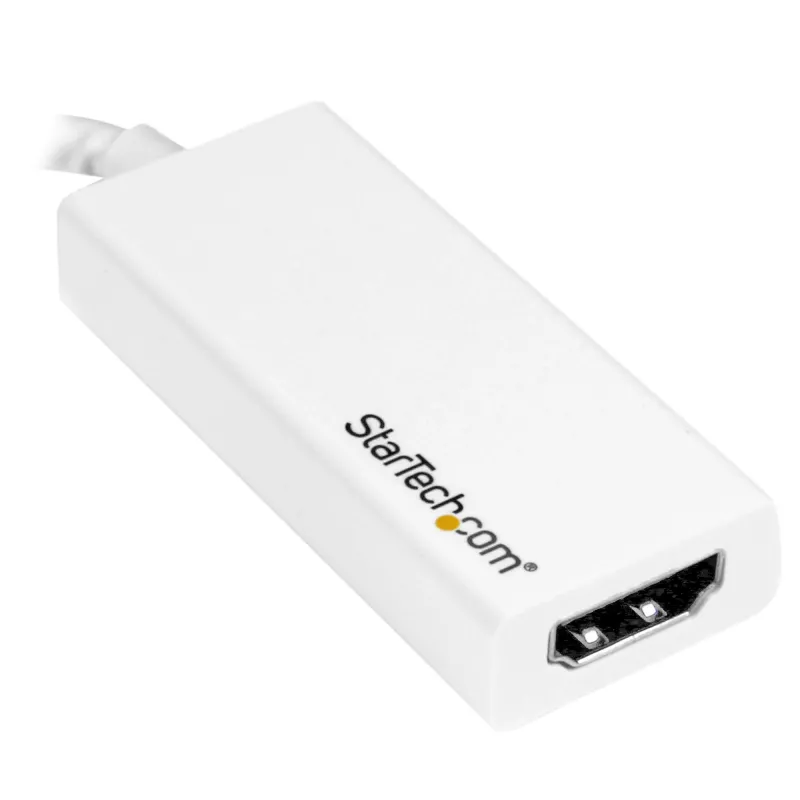 StarTech.com USB-C - HDMI -sovitin 4K 30Hz - valkoinen, USB Type-C, HDMI-lähtö, 3840 x 2160 pikseliä