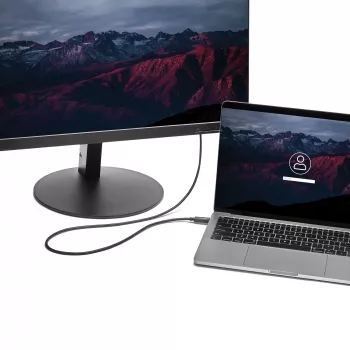 StarTech.com 1,8 m USB-C-VGA-kaapeli – 1920 x 1200/1080p USB Type-C - VGA videoaktiivisovitinkaapeli – Thunderbolt 3 -yhteensopiva – kannettava VGA-näyttöön/projektoriin – DP Alt Mode HBR2