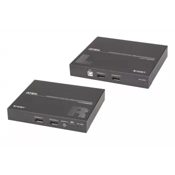 ATEN USB DisplayPort Dual View HDBaseT™ 2.0 KVM-jatko (4K@100m yksittäisnäkymälle)