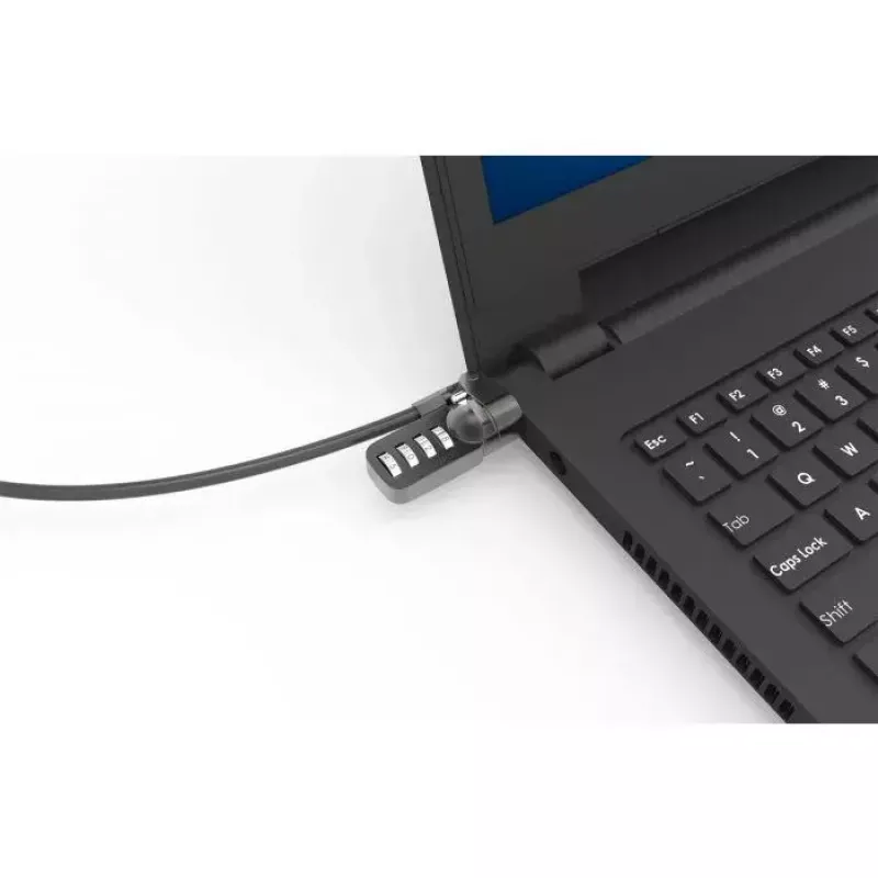 Yhdistelmälukko Compulocks CL37 T-Bar turvakaapelilukko musta