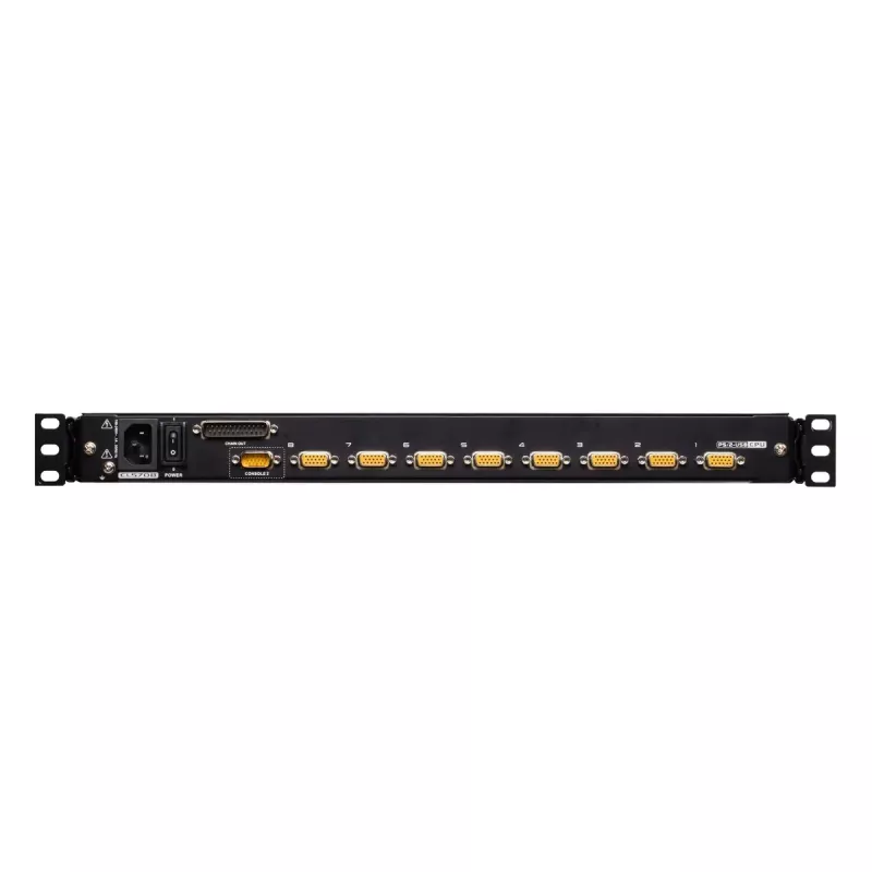 KVM-kytkin ATEN CL5708M telineasennus musta 1HE 17