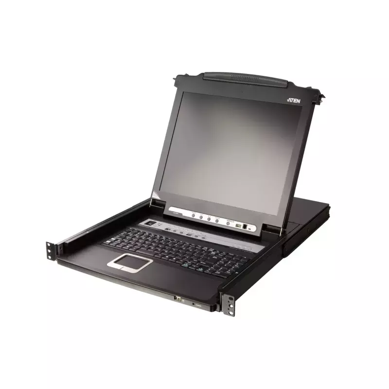 KVM-kytkin ATEN CL5708M telineasennus musta 1HE 17