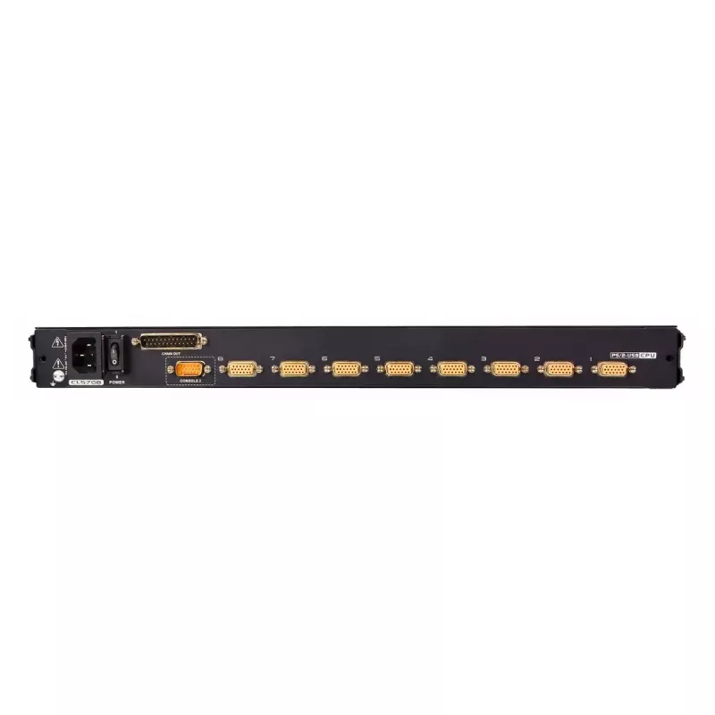 KVM-kytkin ATEN CL5708M telineasennus musta 1HE 17