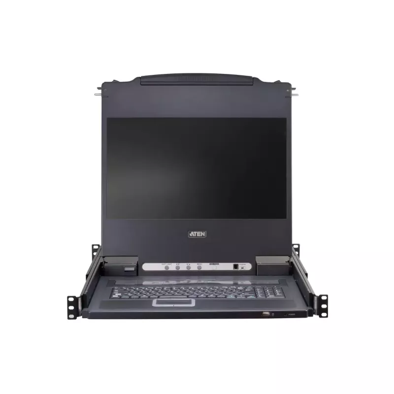 KVM-kytkin ATEN CL5708M telineasennus musta 1HE 17