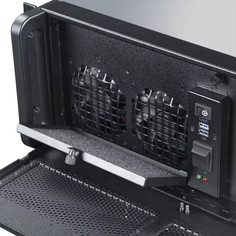 Chieftec UNC-410S-B-U3 Rack musta