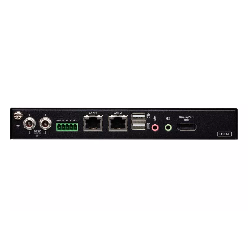ATEN 1-Local/Remote Share Access Single Port 4K DisplayPort KVM over IP -kytkin