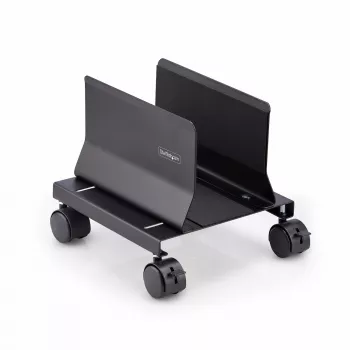 StarTech.com tietokonetornin vaunu, pyörillä liikkuva mobiili CPU-teline (rullat), maks. kuorma 21 kg, säädettävä PC-koteloteline, pöytäjalusta, teräsdolly
