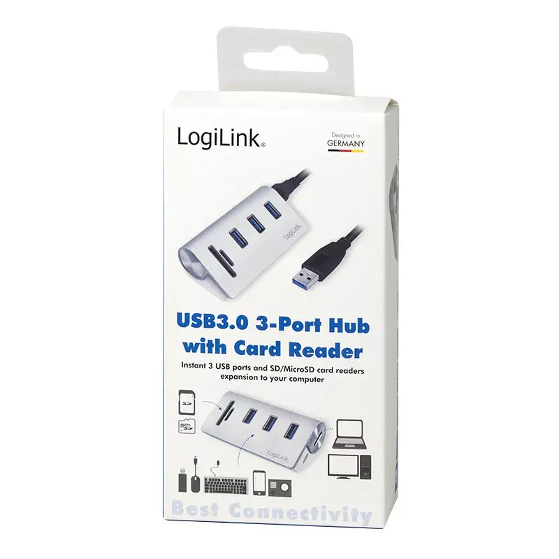 USB-keskitin LogiLink CR0045