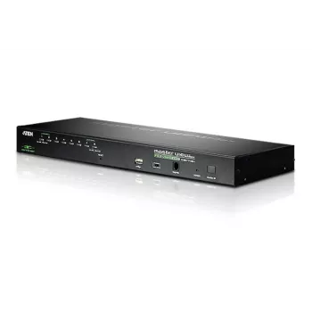 ATEN 8-porttinen USB - PS/2 VGA KVM Over IP -kytkin USB-oheisportilla
