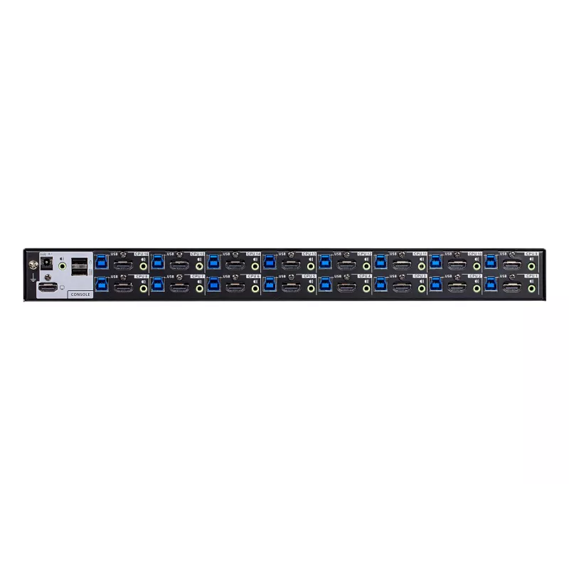 ATEN CS18216-AT-G 16-porttinen KVM/ääni/USB-kytkin, 1 paikallinen käyttäjä, telineeseen asennettava