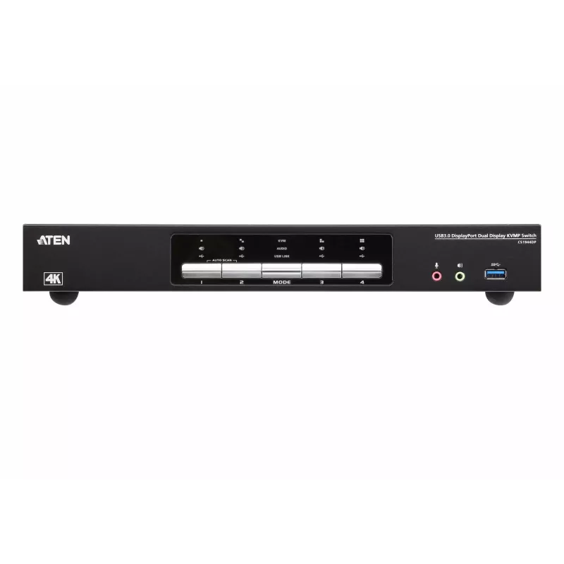 KVMP-kytkin ATEN 4P USB3.0 DisplayPORT Dual View