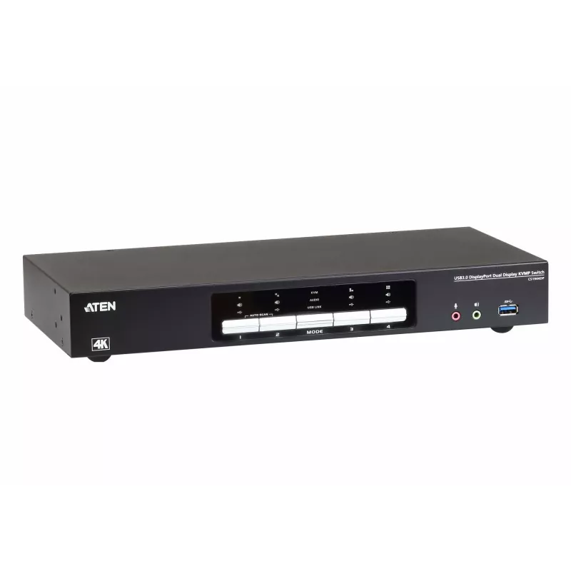 KVMP-kytkin ATEN 4P USB3.0 DisplayPORT Dual View
