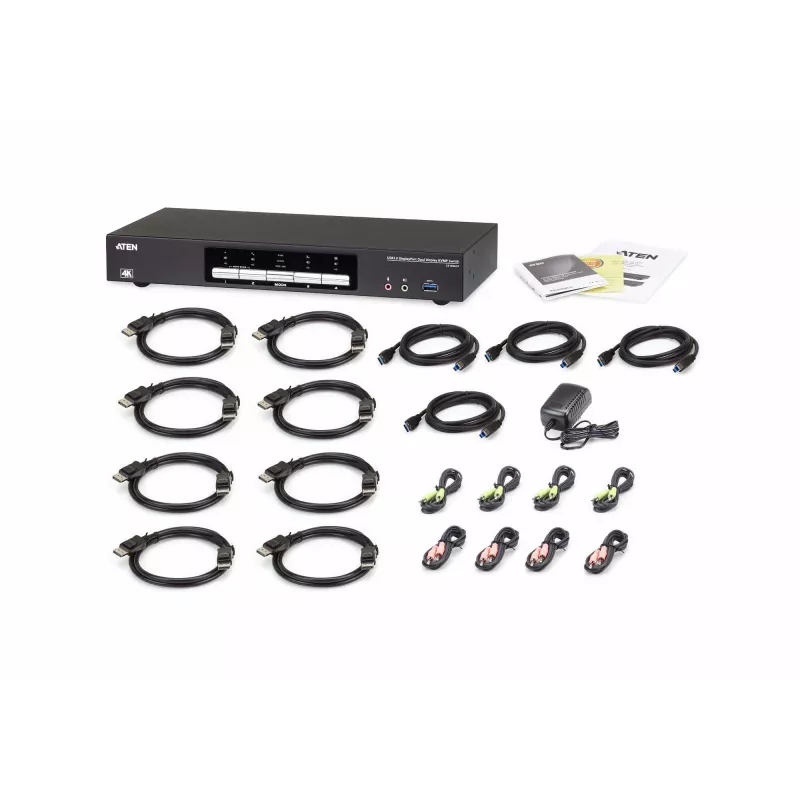 KVMP-kytkin ATEN 4P USB3.0 DisplayPORT Dual View