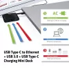 CLUB3D USB Type-C Ethernet + USB 3.0 + USB Type-C lataus-minitelakka