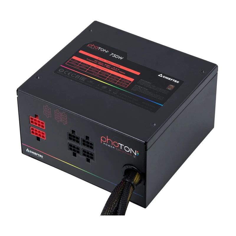 Chieftec Photon virtalähde 750 W 24-Pin ATX PS/2 musta